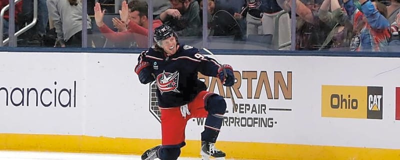 Kent Johnson has quietly been the best forward on the Blue Jackets through 5 games