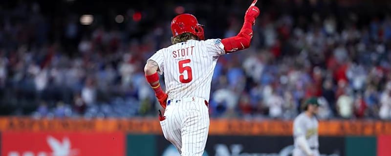 Phillies Bench Red-Hot Bryson Stott for Heavy Right-Handed Lineup Against Athletics