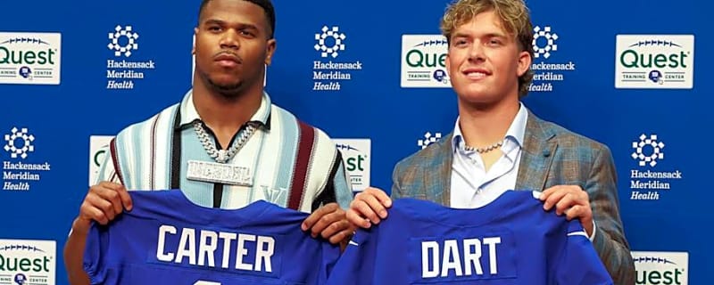 Giants’ Jaxson Dart, Abdul Carter Passed Over for Annual Awards