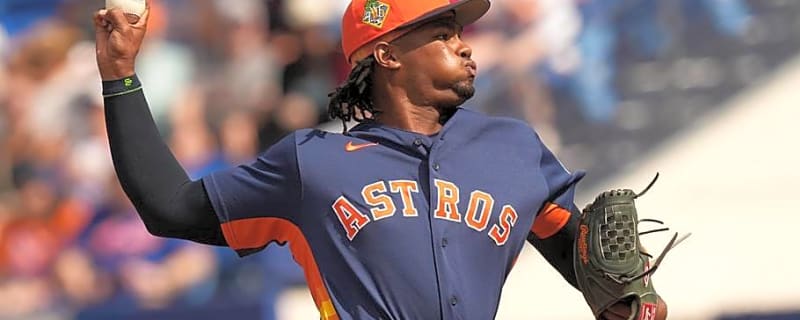 What Alimber Santa’s Impending MLB Debut Means to Astros Bullpen