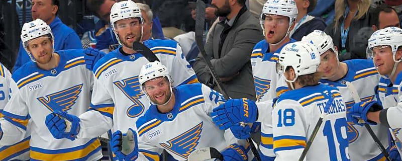 Blues' opening night roster is set, and there are a couple surprises