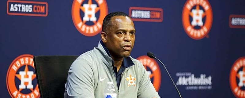 Astros GM Dana Brown Discusses Next Steps for Struggling Rookie Cam Smith