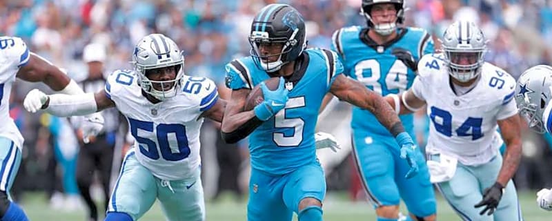 Panthers employ strange gameplan to split Chuba Hubbard, Rico Dowdle touches