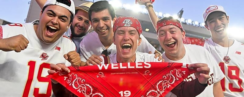 BC’s First Home Game Brings Energetic Crowds For Annual Red Bandanna Game