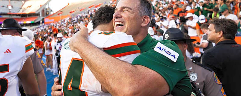 Miami&#39;s Mario Cristobal Named to Preseason Dodd Trophy Watch List