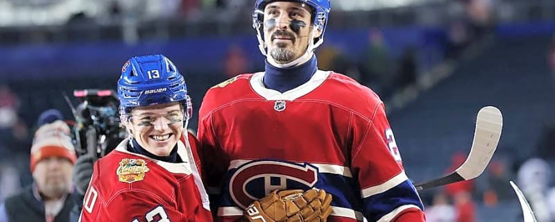Cole Caufield makes a bold claim after the Canadiens' win in the Heritage Classic