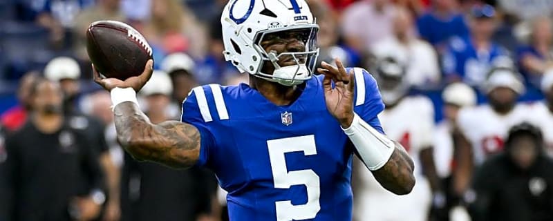 Colts' Anthony Richardson Sr. Reveals Emotions on Being Named QB2