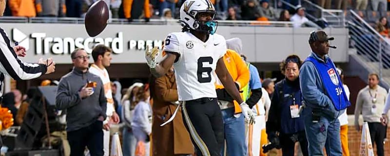 Vanderbilt Football Wide Receiver Tre Richardson to Enter Transfer Portal