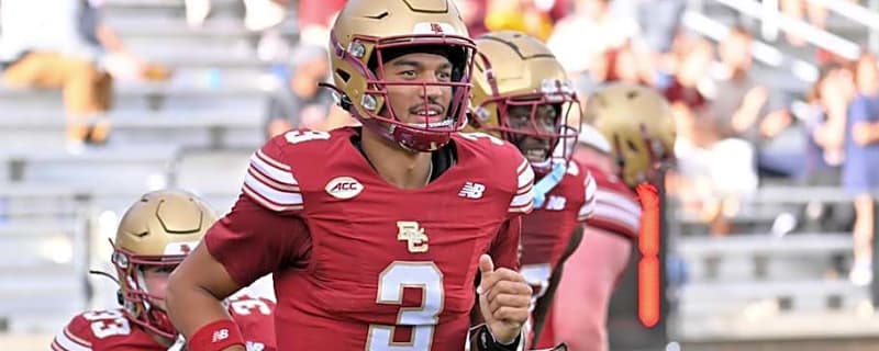 Boston College Football Making Change at Quarterback vs UConn