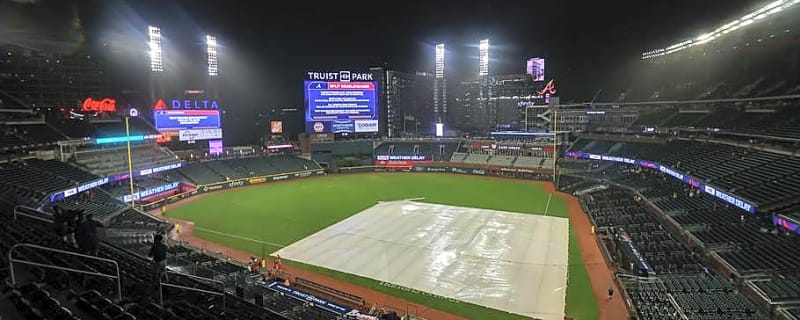 Braves Determine Resumption Time After Rain Delay