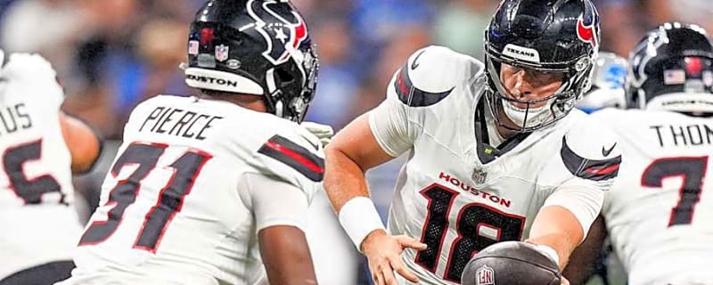 Texans Release Veteran RB Ahead of Bills Game