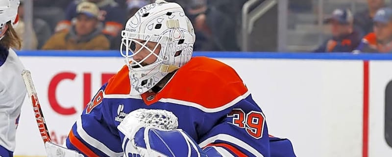 Oilers Goalie Records First Shutout in Victory Over Blues
