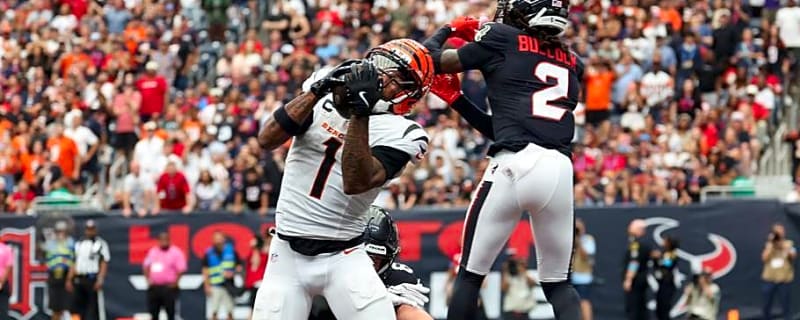 Ja'Marr Chase Rates Amazing First Touchdown Catch Against Houston