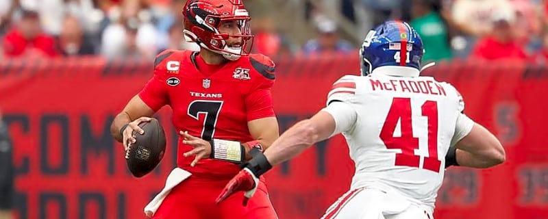 Texans Snap Counts for Week 7 vs. Giants: 3 Things That Stood Out