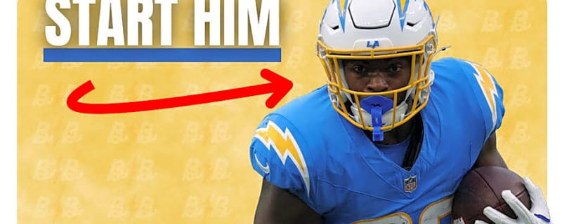 Chargers&#39; Kimani Vidal just became a must-start fantasy RB in Week 8