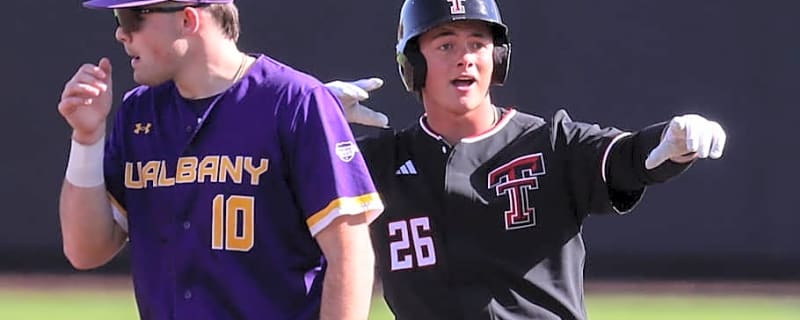 Red Raiders Baseball Rout U-Albany 16-8 in home opener