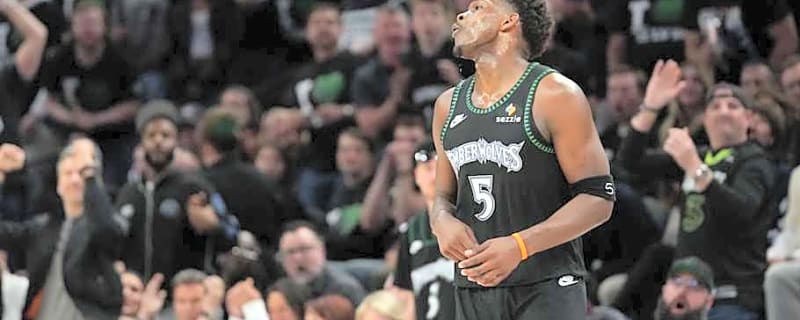 Edwards' Heroics Help Wolves Survive Game 4 Scare From Wemby-Less Spurs