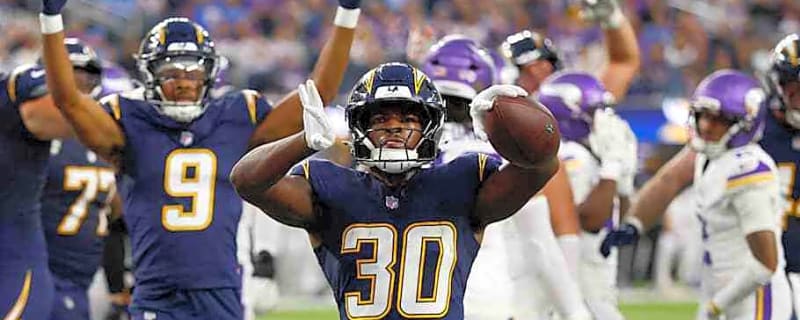 Chargers&#39; Jim Harbaugh throws support behind Kimani Vidal ahead of NFL trade deadline