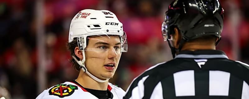 Blackhawks&#39; Connor Bedard Shockingly Praises Mason McTavish After Scuffle