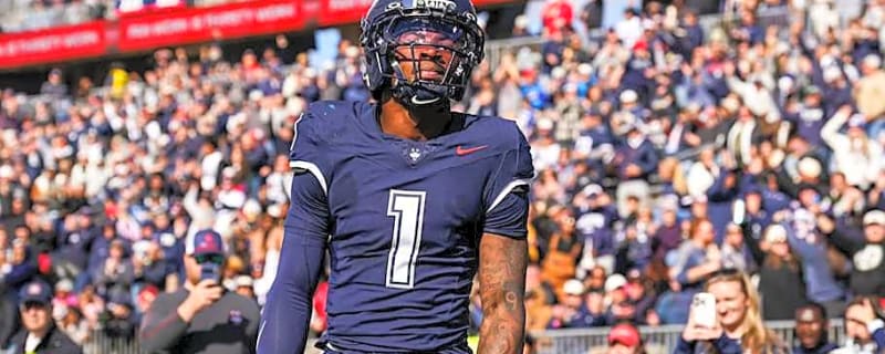 UConn WR Named Top 100 Player in 2026 NFL Draft
