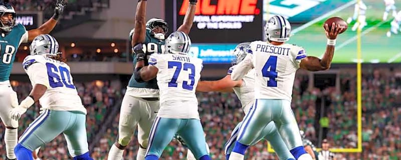 Cowboys offensive line delivered top 5 performance in Week 1