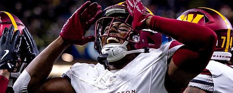 Commanders’ Terry McLaurin reacts to his touchdown scored against Chiefs