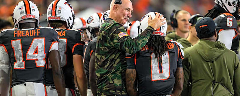 Ecstatic Robb Akey Talks Oregon State&#39;s Wild Wazzu Win