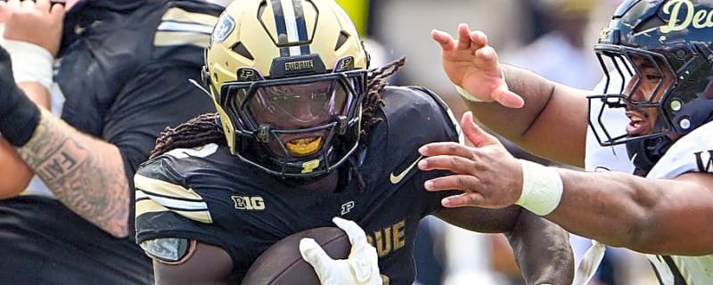 Purdue RB Fame Ijeboi Leads the Country in One Impressive Stat