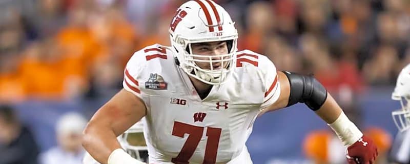 Wisconsin Badgers OT Riley Mahlman Is Among Biggest Snubs From NFL Scouting Combine
