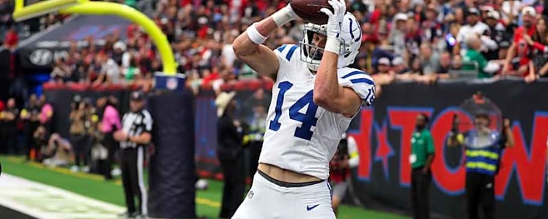 Rare Feat Puts Colts' Alec Pierce in Company with Eagles Legend