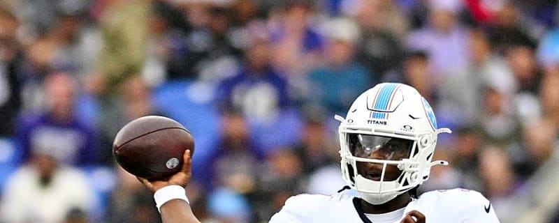QB Cam Ward shows both good and bad in Titans' 24-18 Loss to Ravens