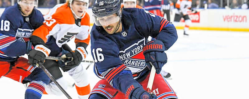 Rangers Veteran Center Missing Time with Upper-Body Injury