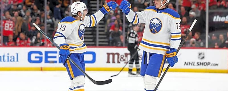 Sabres' Tage Thompson explains undeniable chemistry with Peyton Krebs