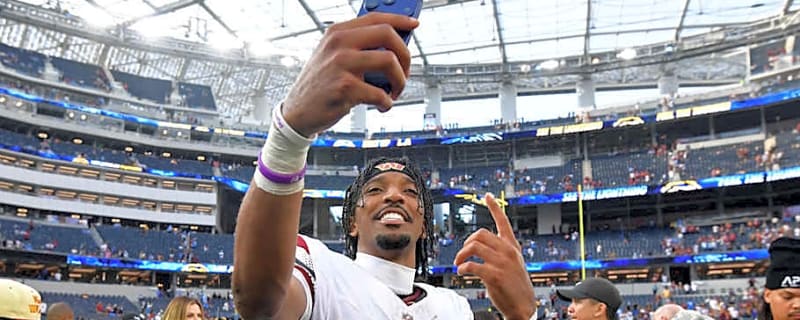 Jayden Daniels and JuJu Watkins seen together after big Commanders win