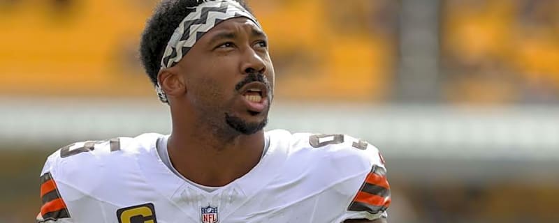 Myles Garrett Could Break T.J. Watt's Record vs. Steelers