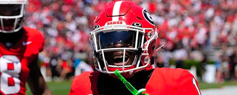 Georgia Bulldogs Receiver Zachariah Branch Listed as Top-10 Transfer Portal Player