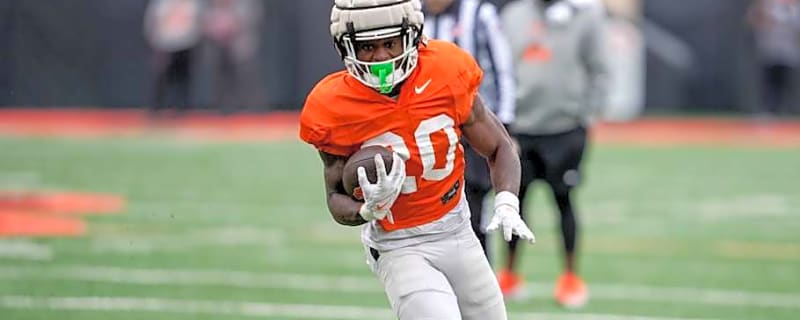 Oklahoma State RB Rodney Fields Jr. Cracks Freshman of the Year Watch List