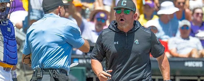 What He Said: Coastal Carolina&#39;s Kevin Schnall Discusses Ejection, LSU Baseball&#39;s Win