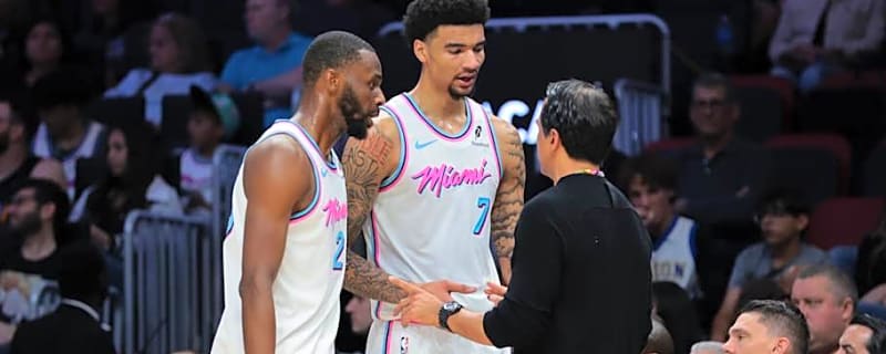 Who&#39;s outside the rotation for the Miami Heat?