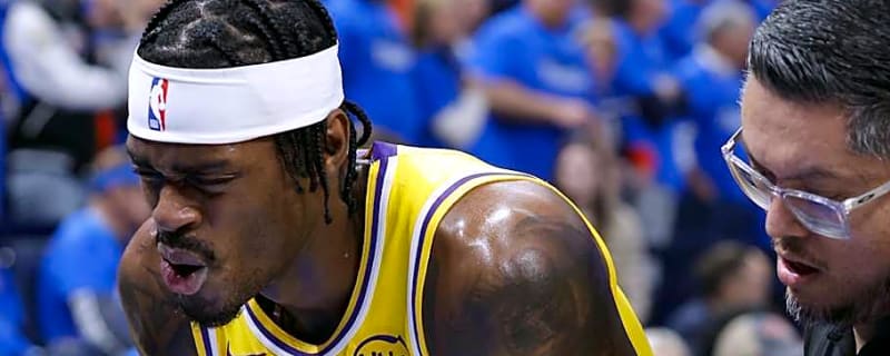 Lakers' Jarred Vanderbilt's Gruesome Finger Injury Gets Telling Reaction From Thunder Bench