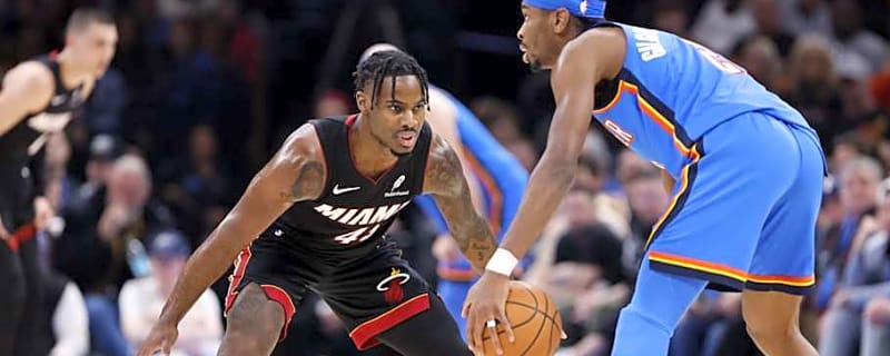 The Heat's starting five against Thunder, plus key stats as Miami tries to recover