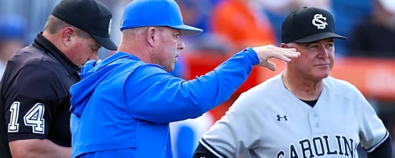 Brendan Lawson's Bat-Toss Draws Ire in Gators' Win Over South Carolina
