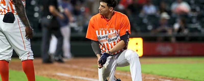 Astros Option Slugging Utility Man Back to Minor League Camp