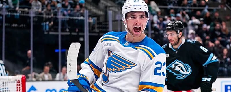 The expendability of Blues' Logan Mailloux