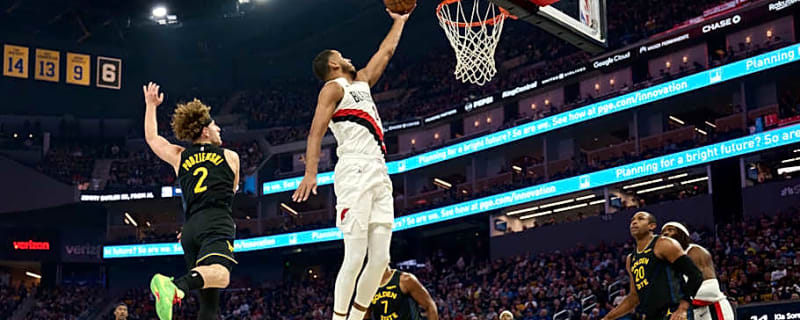 Undrafted Rookie Helps Trail Blazers to Win against Warriors