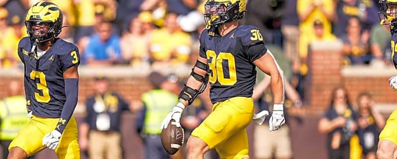 Michigan's Linebacker Depth After Jimmy Rolder Goes No. 118 Overall in 2026 NFL Draft to Lions