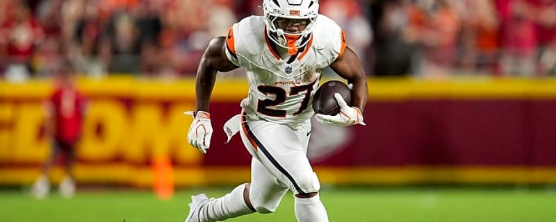 Broncos Relay Good News on RB J.K. Dobbins' Hamstring Injury