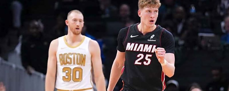 Heat fall to Celtics as Kasparas Jakucionis makes starting debut