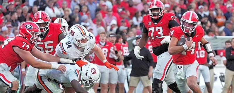 Georgia Football QB Gunner Stockton's Poor Play Riles Up Social Media