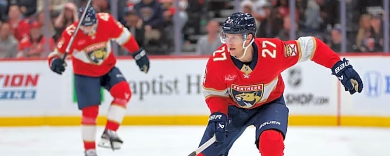 Panthers Forward Sidelined After Barbecue Accident